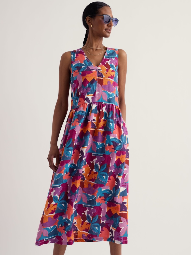 Seasalt Cornwall Pink Lowland Heather Dress - Image 2 of 5