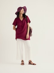 Seasalt Cornwall Red Kestle Mill Tunic - Image 1 of 5