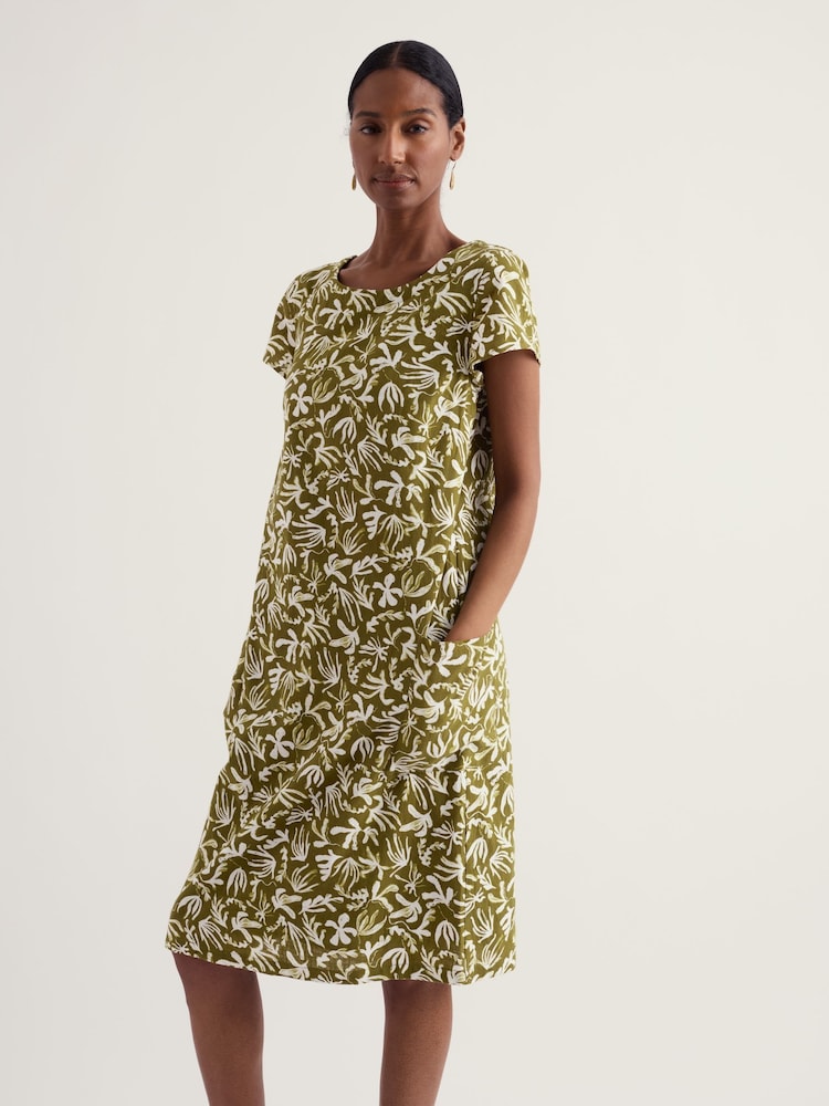 Seasalt Cornwall Green River Cove Dress - Image 1 of 5 Seasalt Cornwall Green River Cove Dress - Image 1 of 5
