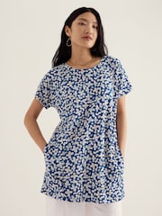 Seasalt Cornwall Blue Ocean Gaze Tunic - Image 3 of 5