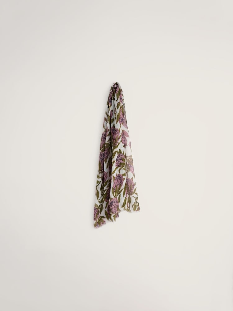 Seasalt Cornwall Green Wilcove Scarf - Image 2 of 3 Seasalt Cornwall Green Wilcove Scarf - Image 2 of 3