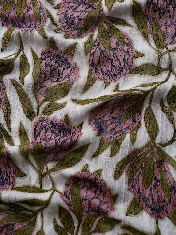 Seasalt Cornwall Green Wilcove Scarf - Image 3 of 3 Seasalt Cornwall Green Wilcove Scarf - Image 3 of 3