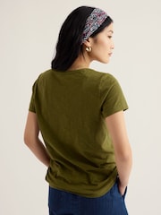 Seasalt Cornwall Green Kellow T-Shirt - Image 3 of 5