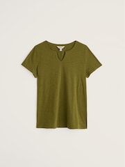 Seasalt Cornwall Green Kellow T-Shirt - Image 4 of 5