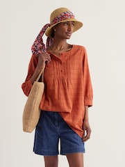 Seasalt Cornwall Orange Lerryn Tunic - Image 1 of 5