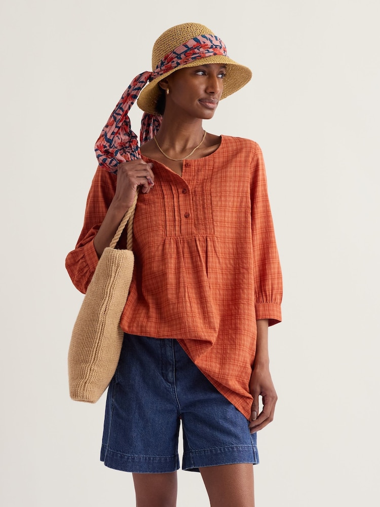 Seasalt Cornwall Orange Lerryn Tunic - Image 1 of 5