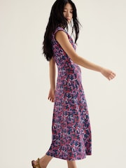 Seasalt Cornwall Purple Fettling Dress - Image 3 of 5