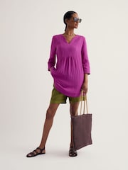 Seasalt Cornwall Purple Op Art Tunic - Image 1 of 5