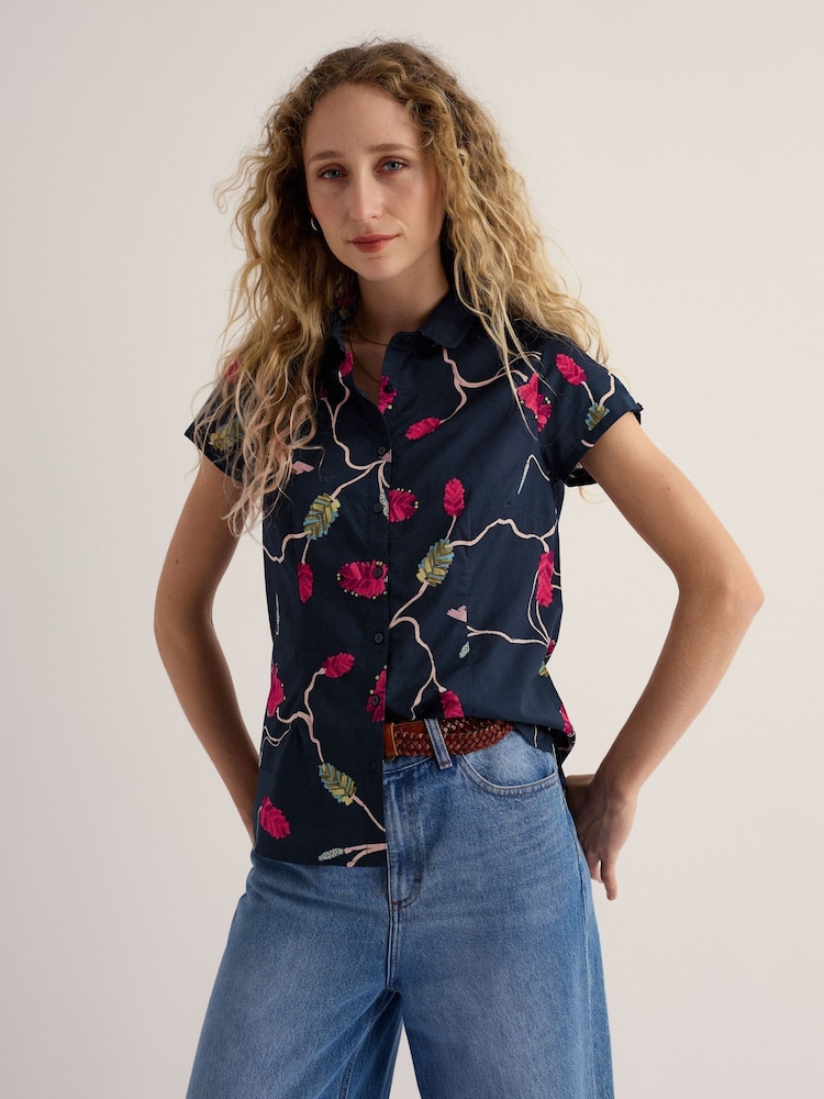 Seasalt Cornwall Blue Rushmaker Shirt - Image 2 of 5