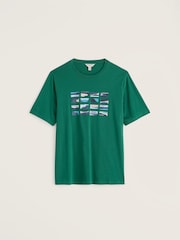 Seasalt Cornwall Green Midwatch T-Shirt - Image 3 of 4