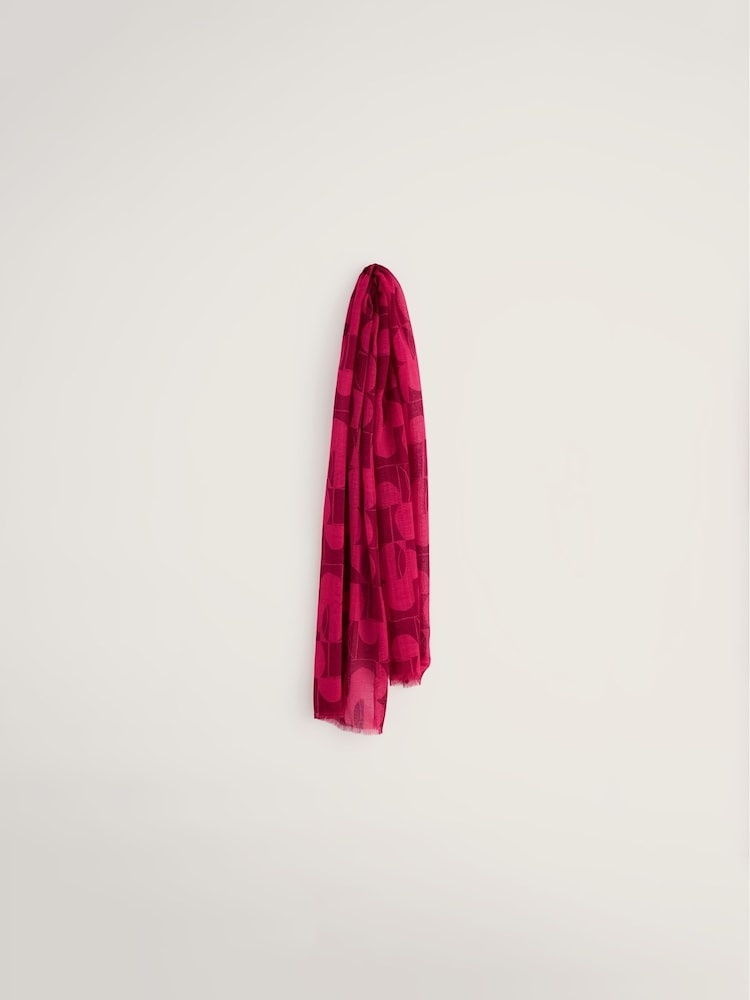 Seasalt Cornwall Pink Wilcove Scarf - Image 1 of 2
