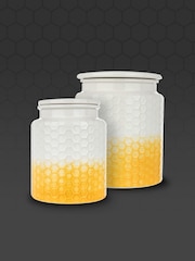 Kitchen Pantry Set de com 2 recipientes de armazenamento pequenos e grandes - Imagem 2 de 4