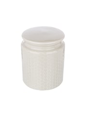 Kitchen Pantry Grey Set of 2 Storage Canisters Small and Large - Image 2 of 4