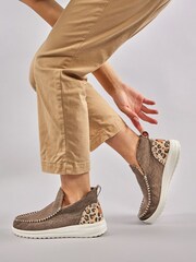 HEYDUDE Denny Heavy Canvas Black Boots - Image 1 of 1