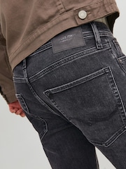 JACK & JONES Grey Mike Tapered Fit Jeans - Image 6 of 9