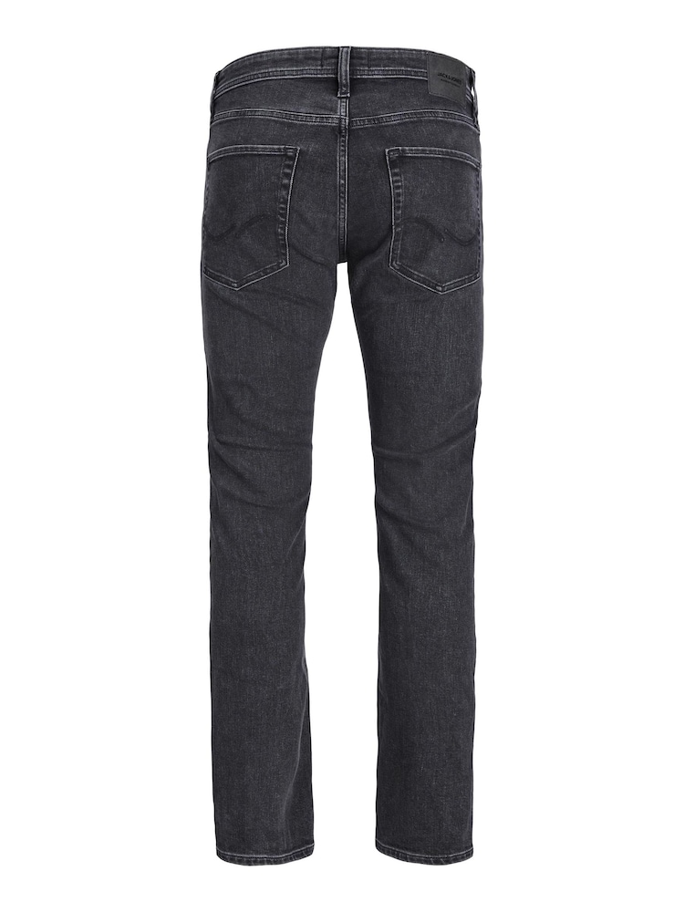 JACK & JONES Grey Mike Tapered Fit Jeans - Image 9 of 9