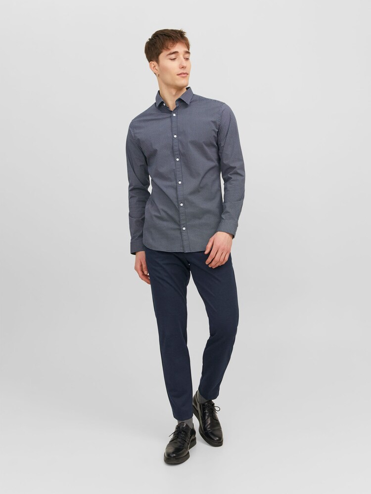 Темно-синий блейзер - JACK & JONES узкие брюки чинос - Изображение 1 из 8