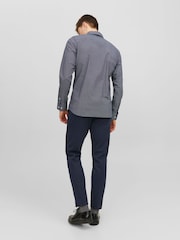 Темно-синий блейзер - JACK & JONES узкие брюки чинос - Изображение 2 из 8