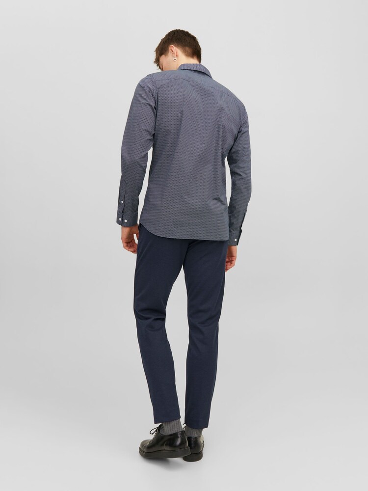 Темно-синий блейзер - JACK & JONES узкие брюки чинос - Изображение 2 из 8