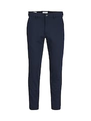 Темно-синий блейзер - JACK & JONES узкие брюки чинос - Изображение 7 из 8