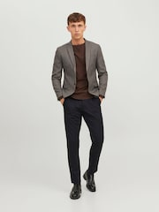 Черный - JACK & JONES узкие брюки чинос - Изображение 3 из 5