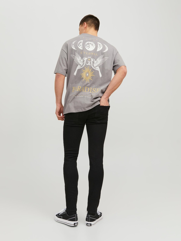 JACK & JONES Black Glenn Slim Fit Jeans - Image 4 of 9