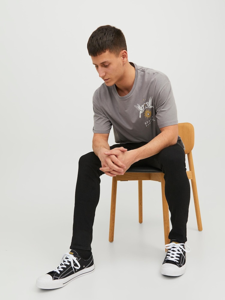 JACK & JONES Black Glenn Slim Fit Jeans - Image 5 of 9