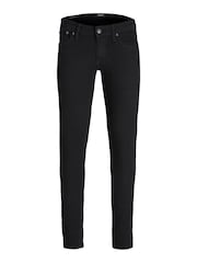 JACK & JONES Black Liam Skinny Fit Jeans - Image 8 of 9
