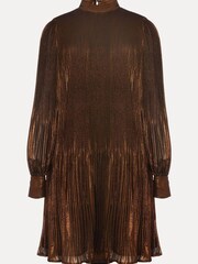 Phase Eight Gold Metallics Annabel Foil Dress - Image 6 of 6