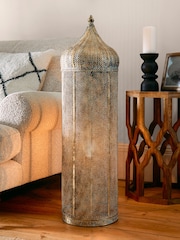 Brushed Silver Tangier Floor Lamp - Image 1 of 6