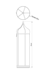 Brushed Silver Tangier Floor Lamp - Image 4 of 6