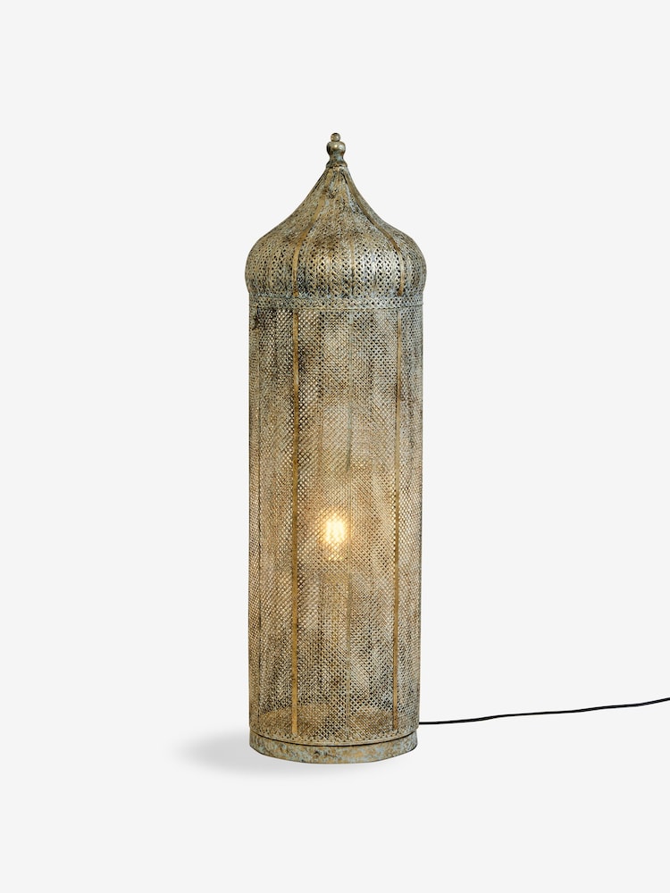Brushed Silver Tangier Floor Lamp - Image 6 of 6