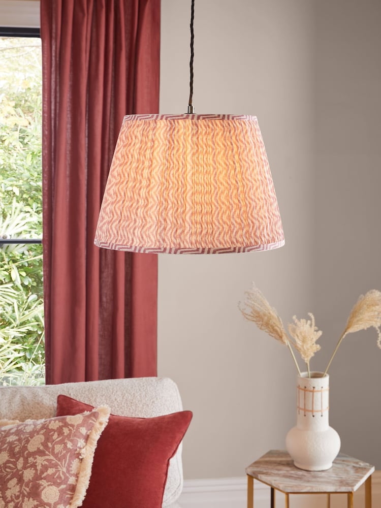 Red Bobbin Easy Fit Lamp Shade - Image 5 of 9