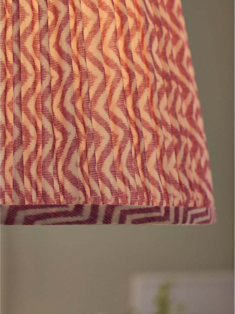 Red Bobbin Easy Fit Lamp Shade - Image 8 of 9