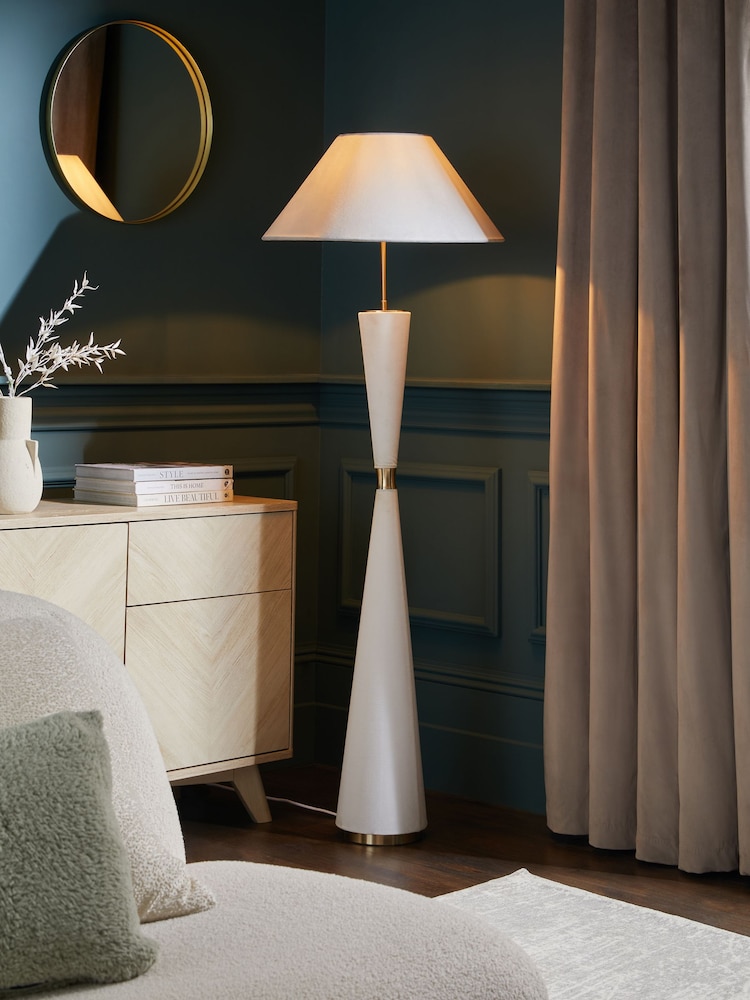 Ivory Valor Floor Lamp - Image 1 of 4