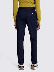 Azul - Chinos de trabajo de corte slim de MOSS - Imagen 2 de 3