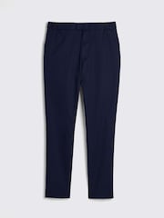 MOSS Blue Slim Fit Worker Chinos - Image 4 of 5
