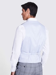 MOSS Grey Tailored Fit Check Waistcoat - Image 2 of 3