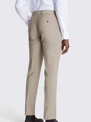 MOSS Natural Slim Fit Trousers - Image 2 of 3