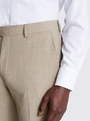 MOSS Natural Slim Fit Trousers - Image 3 of 3