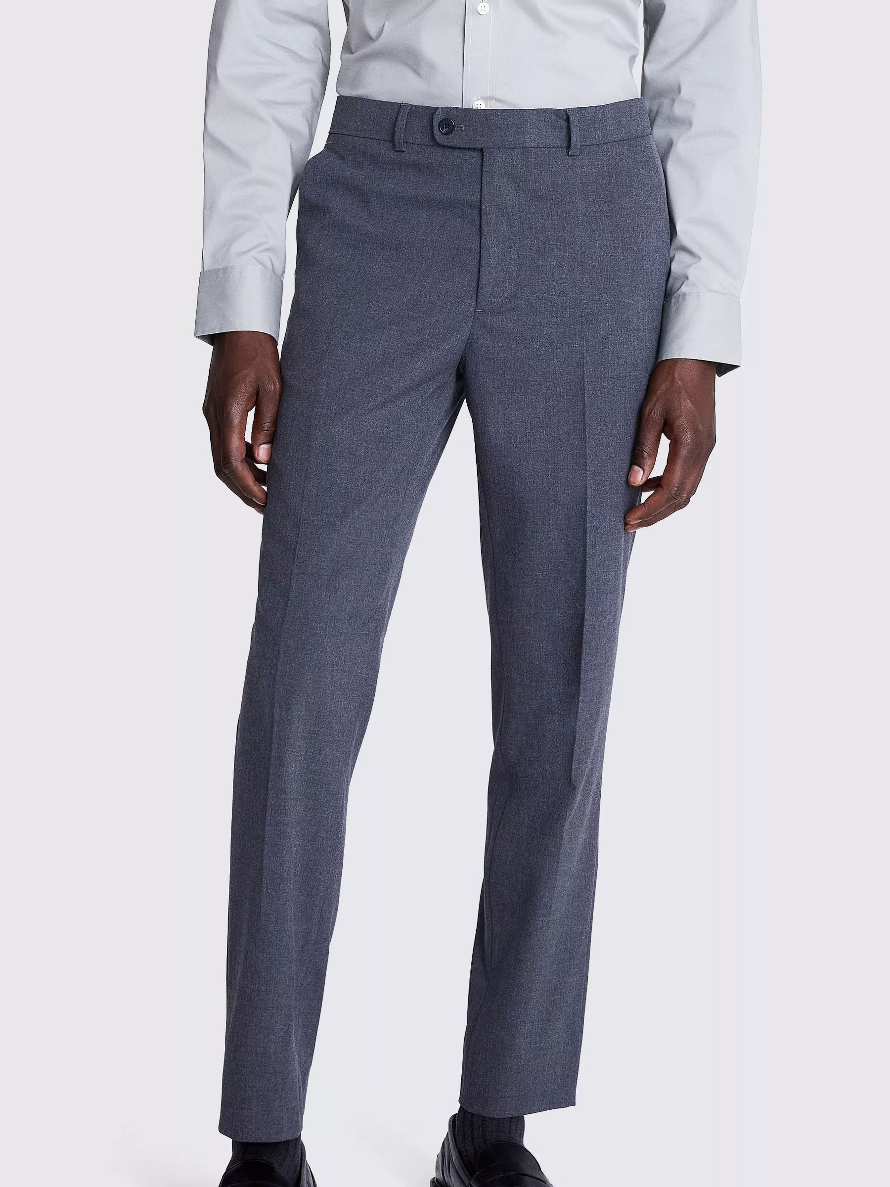 Buy MOSS Grey Tailored Fit Trousers from Next USA