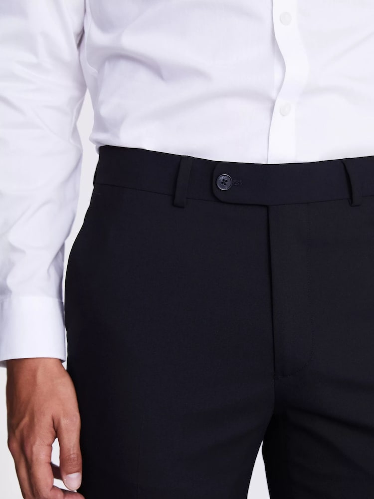 MOSS Black Tailored Fit Trousers - Image 3 of 3 MOSS Black Tailored Fit Trousers - Image 3 of 3