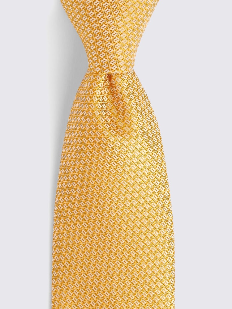 MOSS Natural Textured Tie - Image 1 of 1