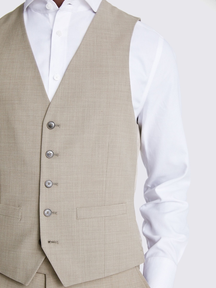 DKNY Slim Fit Natural Waistcoat - Image 3 of 3