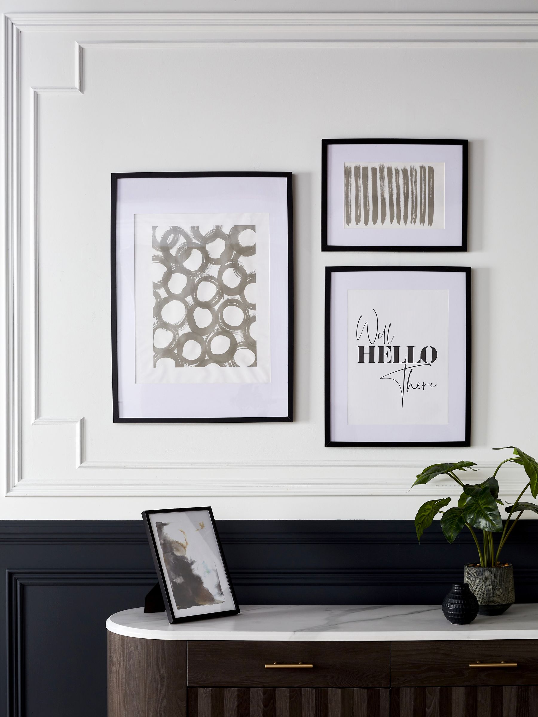 Black Parker Large Poster Photo Frame