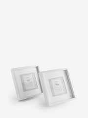 Set of 2 White Parker Photo Frames - Image 5 of 8