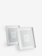 Set of 2 White Parker Photo Frames - Image 7 of 8