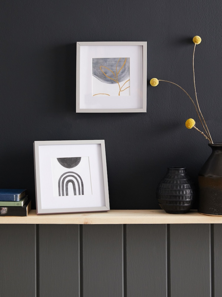 Set of 2 Grey Parker Photo Frames - Image 2 of 8