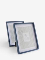 Set of 2 Blue Slate Parker Photo Frames - Image 4 of 8
