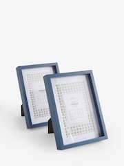 Set of 2 Blue Slate Parker Photo Frames - Image 6 of 8